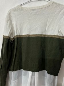 Color Block Knit Top