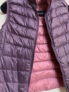 Reversible vest puffer jacket