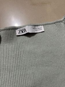 Zara Knit Top - Sage Green