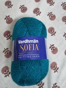 Vardhman Sofia  Knitting Yarn ( Teal Green)