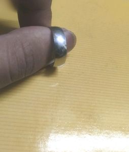 Unisex Simple Silver Ring