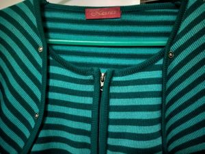 Blue Striped Sweater