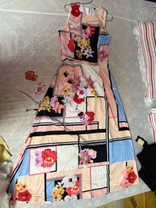 Floral Patchwork Maxi Dress