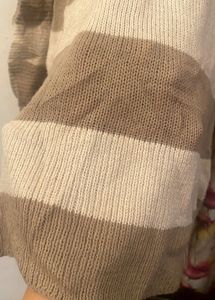 Striped Knit one piece sweater