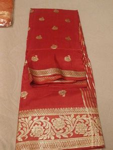 Elegant Red Saree