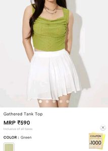 Savana Gathered Tank Top