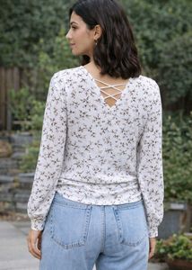 Floral Print Button-Down Shirt