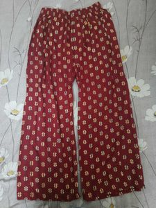 Maroon palazzo..