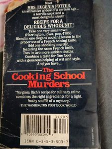 The Cooking School Of Murder Book