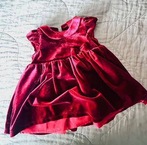 H&amp;M Red Velvet Baby Dress