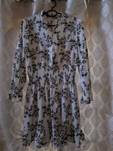 Floral Print Mini Dress