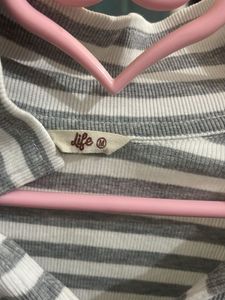 Striped Crop Top