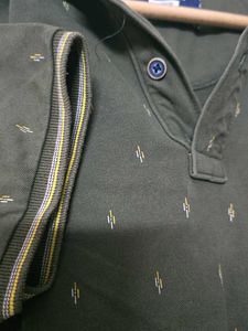 AceMan Olive Green Polo T-Shirt