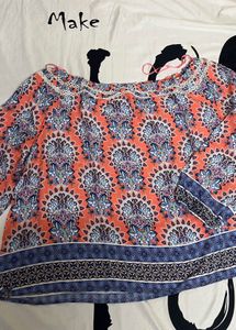 western off shoulder top