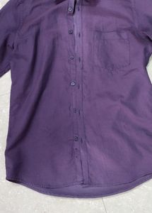 Max Deep Violet Full Sleeves Shirt