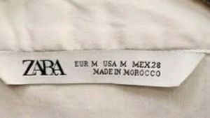 Unisex Zara Branded Cotton Linen Shirt