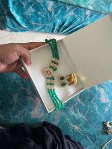 Green Jewelry Set
