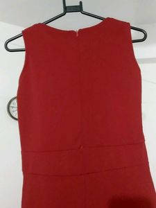 Red Sleeveless Dress