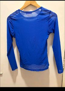 Beautiful Square Neck  And Mesh Top