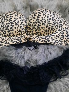 Leopard Print Lingerie Set