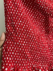 Red Polka Dot Mini Skirt