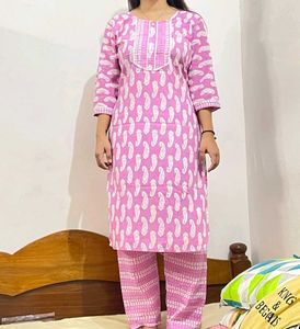 Cotton Kurti Set✨