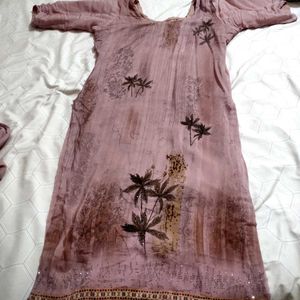 🥰 Mauve Shiny Salwar Suit