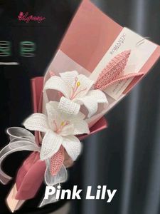 Crochet Lily & Tulip Bouquet