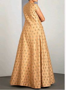 Golden Anarkali Set