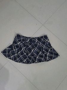 Urbanic Plaid Mini Skirt
