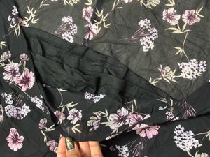 Strapless Floral Dress 🌸