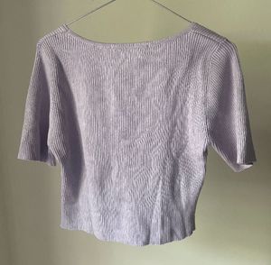 Love Bonito Ribbed Button Top