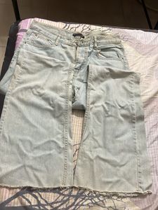Light Wash Wide Leg Jeans