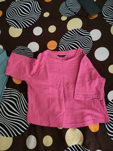 Pink Crop Top