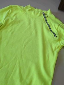 Neon Green Bodycon Mini Dress