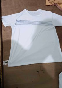 Striped White T-Shirt Brand New Condition