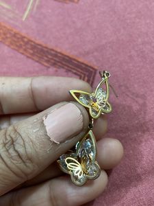 Butterfly Shape Diamond Earrings