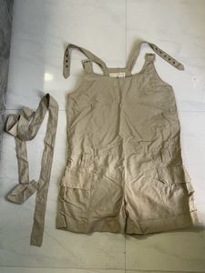 Cute Khaki Playsuit