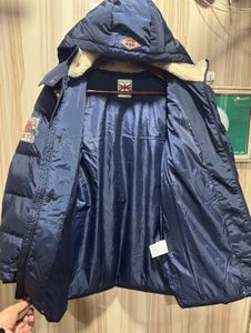 Enquired British Culture Down Feather Jacket