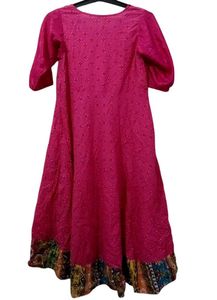 Pink Printed Dress