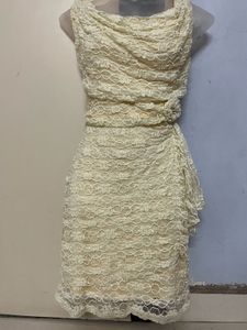 Pintrest Elegant Lace Mini Dress