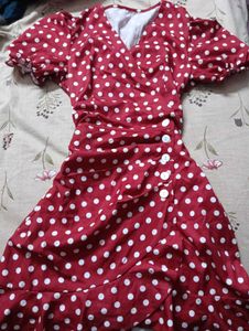 Red Polka Dot Dress