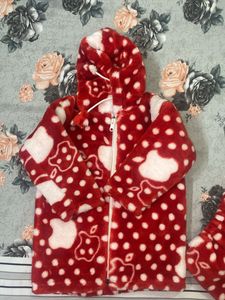 Baby Dress Beautiful With Hoodie