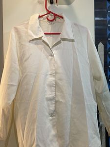 White Button-Down Shirt