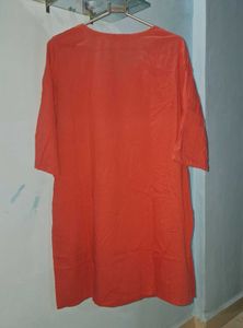 SRISHTI Premium Orange Kurti