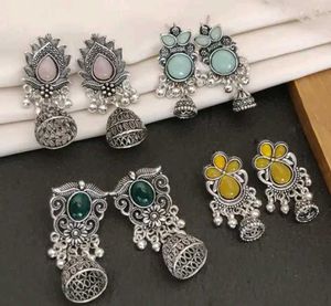 Combo 4🤑 Boho Jhumka Earring Set😍