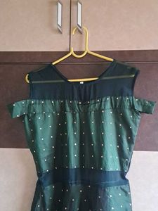 New Long  Green Gown