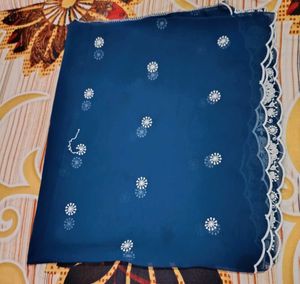 Teal Colored Garara Kurti Set