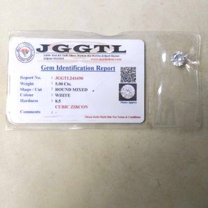 5 CTS/6.25 Ratti Cubic Zircon Round Mix Gemstone