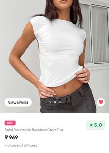 Reversible Backless  Top